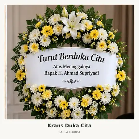 Krans Bunga Duka Agam